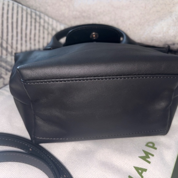 Brand New LE PLIAGE XTRA XS HANDBAG Black leather - Picture 2 of 7